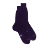 Chaussettes homme fines 100% fil d'Écosse - Violet