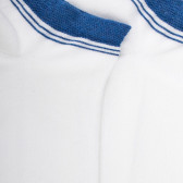 Chaussons en coton uni pour femmes avec bordures contrastées - Blanc &  | Doré Doré