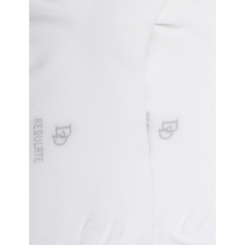 Chaussettes courtes TENCEL™ Lyocell unies pour femmes - Blanc | Doré Doré