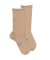 Chaussettes courtes TENCEL™ Lyocell unies pour femmes - Sable