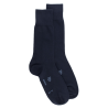 Lot de 7 paires de chaussettes homme Eureka en coton égyptien - Bleu foncé
