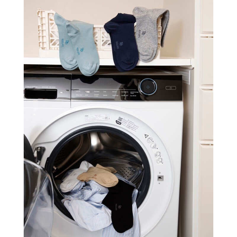 Chaussettes courtes TENCEL™ Lyocell unies pour femmes - Gris Rocheux | Doré Doré