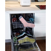 Chaussettes femme à côtes en fil d'Écosse - Quetsche | Doré Doré