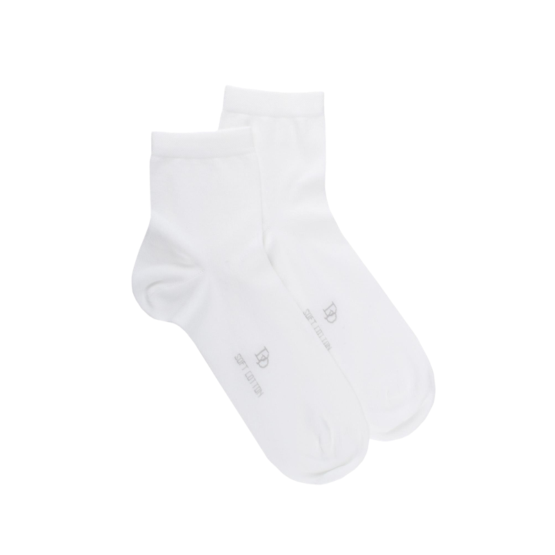 Socquettes en coton uni pour hommes -  | Doré Doré