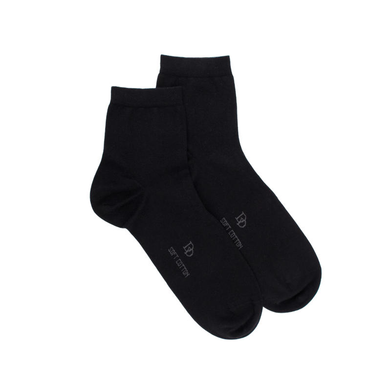 Socquettes en coton uni pour hommes -  | Doré Doré