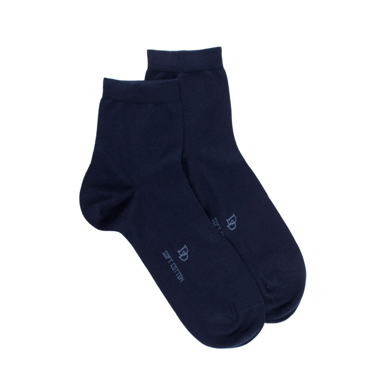 Socquettes en coton uni pour hommes -  | Doré Doré