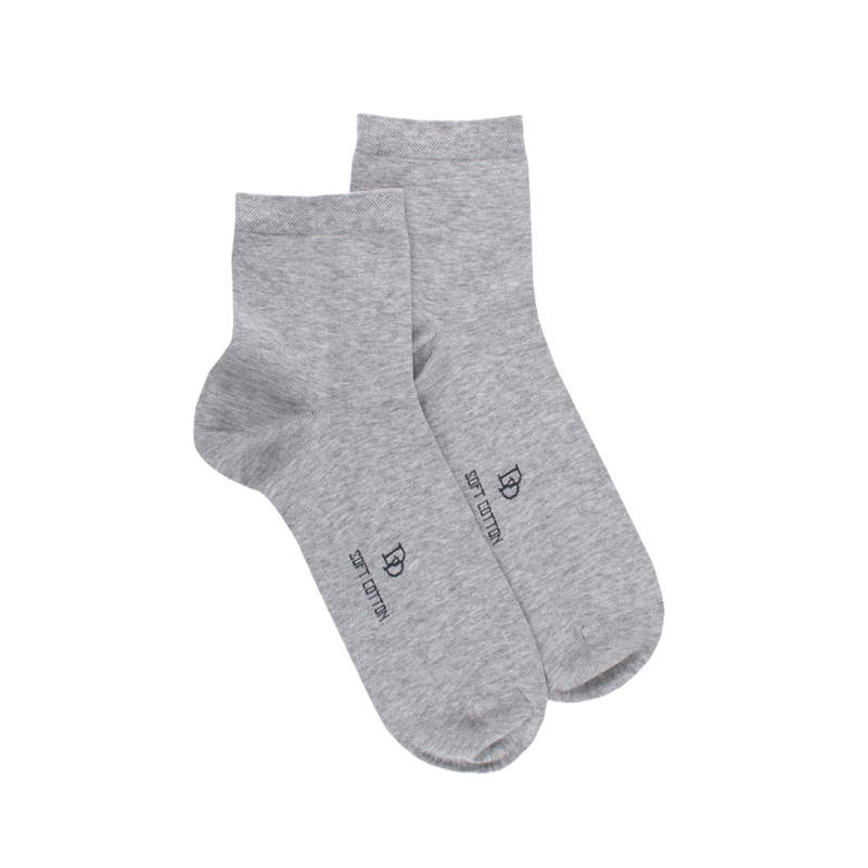 Socquettes en coton uni pour hommes -  | Doré Doré