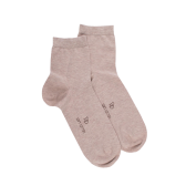 Socquettes en coton uni pour hommes -  | Doré Doré