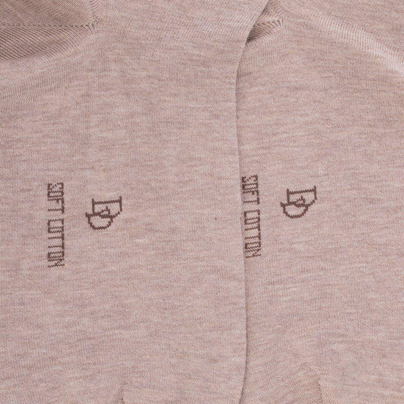 Socquettes en coton uni pour hommes -  | Doré Doré
