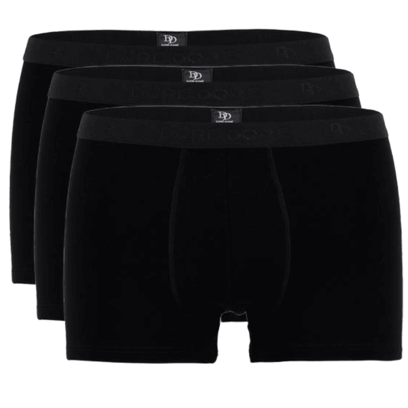 Lot de 3 boxer pour homme en coton stretch - Noir