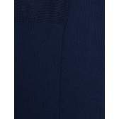 Lot de 7 paires de chaussettes courtes pour hommes en TENCEL™ Lyocell à côtes unies. - Bleu Matelot