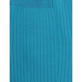 Mi-bas homme luxe 100% fil d'Ecosse extra fin - Bleu turquoise | Doré Doré