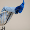 Chaussettes homme en coton à motifs tambours - Bleu Cosmos | Doré Doré
