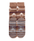 Chaussettes anti-dérapantes motif Navajo - Caille