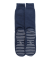 Chaussettes anti-dérapantes homme en coton - Bleu Caban