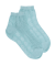 Socquettes transparentes demi vantail - Turquoise