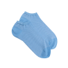 Socquettes en viscose à petits losange - Bleu