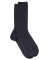 Chaussettes homme spéciales jambes sensibles sans bord élastique en laine - Gris