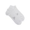 Socquettes homme en coton doux - Blanc | Doré Doré