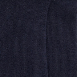 Socquettes homme en coton à bouclettes - Bleu marine foncé | Doré Doré