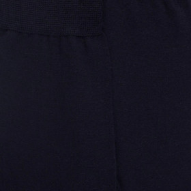 Chaussettes homme en laine mérinos et maille jersey - Bleu foncé | Doré Doré