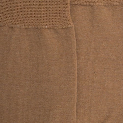Chaussettes homme en laine et coton  - Camel | Doré Doré