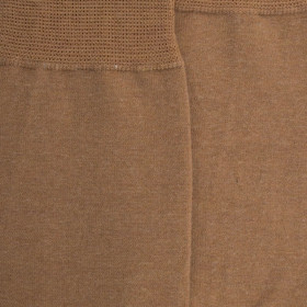 Chaussettes homme en laine et coton  - Camel | Doré Doré