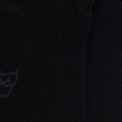 Socquettes femme en laine mérinos et cachemire - Noir | Doré Doré