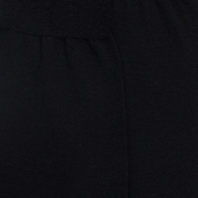 Chaussettes homme en laine mérinos et maille jersey - Noir | Doré Doré