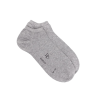 Socquettes homme en coton égyptien - Gris