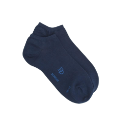 Socquettes homme en coton égyptien - Bleu marine | Doré Doré