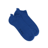 Socquettes homme en coton avec semelle confort - Bleu Bassin