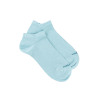 Socquettes femme en coton avec effet brillant - Bleu Fjord