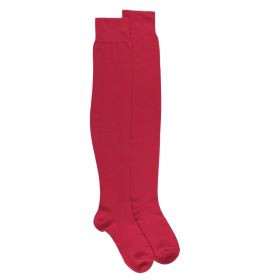 Maxi-chaussettes femme en coton doux - Rouge | Doré Doré