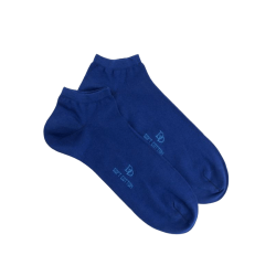 Socquettes homme en coton doux - Bleu marine