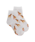 Socquettes enfant en coton à motifs girafes - Blanc