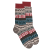 Chaussettes homme en laine à motif de Noël - Beige Sahara