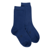 Chaussettes enfant en coton égyptien - Bleu Voilier