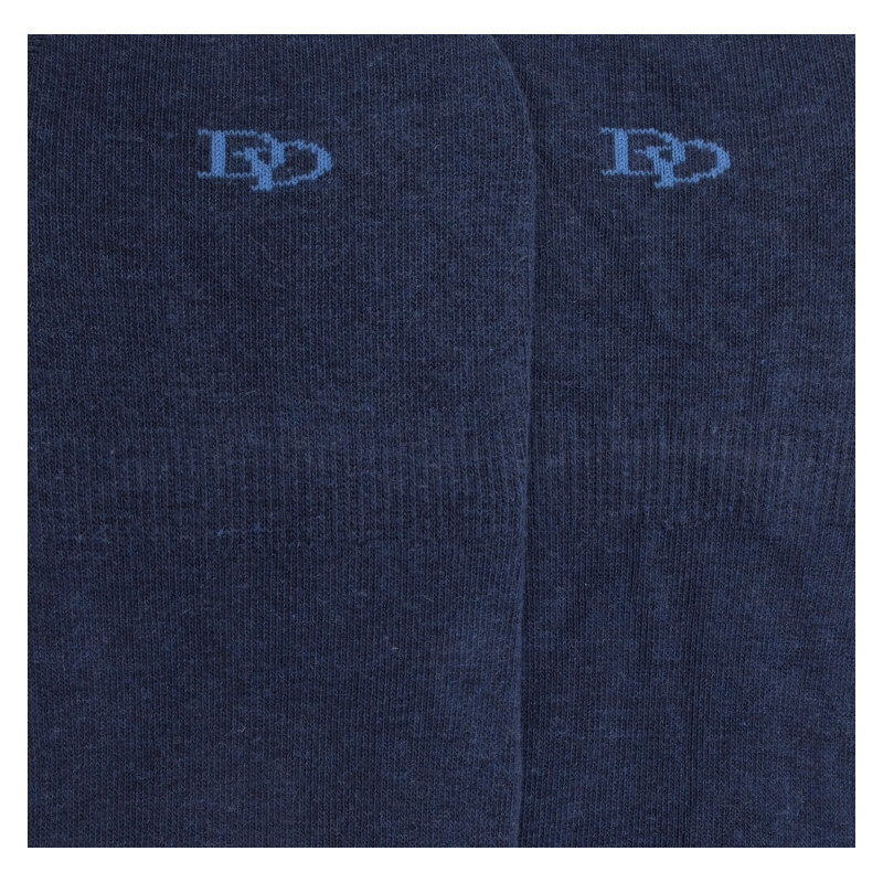 Chaussettes homme invisibless en coton - Bleu Caban | Doré Doré