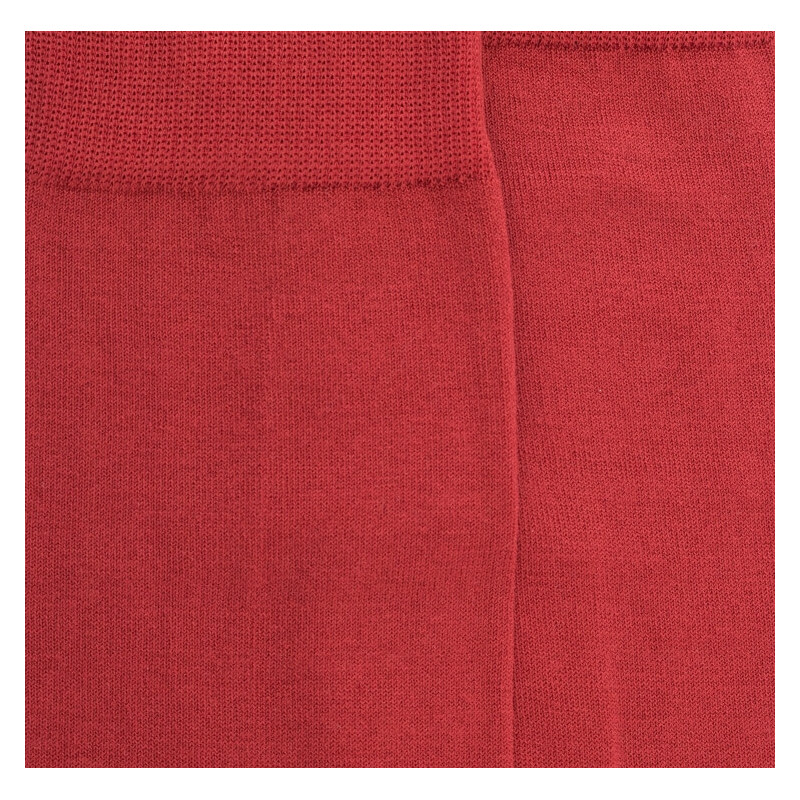 Chaussettes homme fines en fil d'Écosse - Rouge brique | Doré Doré
