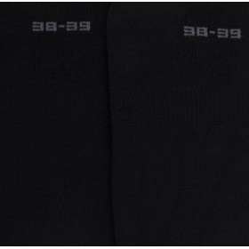 Chaussettes femme invisible en coton et bandes anti-glisse - Noir | Doré Doré