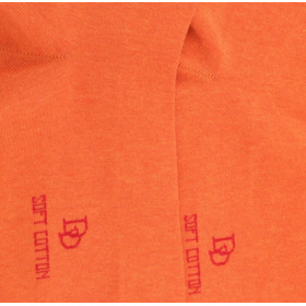 Chaussettes femme Soft Coton à bord souple - Oranger | Doré Doré