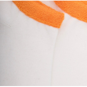 Socquettes femme et fines en coton égyptien avec bord coloré - Blanc Givre & Jaune Pissenlit | Doré Doré