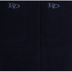 Chaussettes homme invisibles en coton égyptien - Bleu marine foncé | Doré Doré