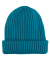 Bonnet à côtes unisexe en laine, soie et cachemire - Bleu