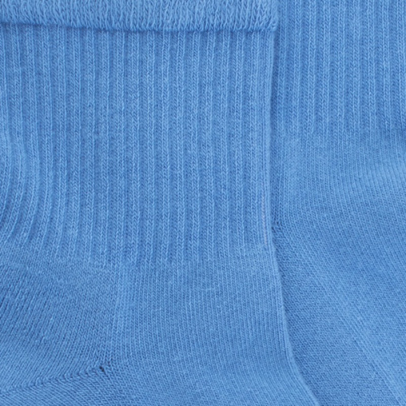 Socquettes homme en coton à bouclettes - Bleu | Doré Doré