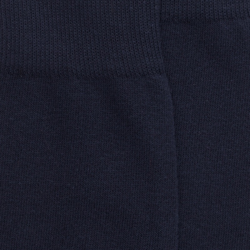 Chaussettes homme Eureka en coton égyptien - Bleu foncé | Doré Doré