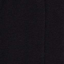 Chaussettes noires en coton côtelé égyptien