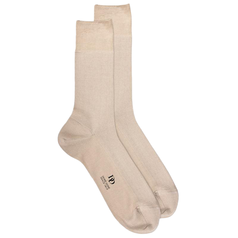 Chaussettes homme anti transpiration Tripoli - Beige | Doré Doré