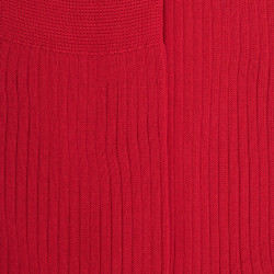 Chaussettes Homme côtelées en pur fil d'Ecosse - Rouge | Doré Doré